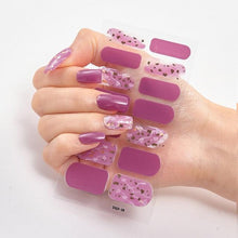 Load image into Gallery viewer, New Year Patterned Nail Decor Nail Polish Nail Art Stickers Full Beauty Sticker for Nails Nail Accessorie Christmas Nail Sticker 3D Nail Art Stickers Decal Slider Template Diy Nail Tool Decorations Nail Art Design Self Adhesive Luxury Designer Nail Sticke

