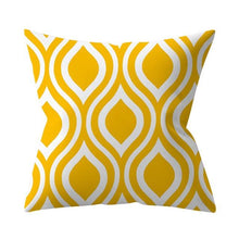 Load image into Gallery viewer, New Yellow Cushion Cases Modern Fashion Abstract Art Decorative Modern Pillow Covers Beautiful Pattern Square Pillow Case Sofa Car Couch Decorative Cover For Pillows 45x45CM
