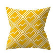 Load image into Gallery viewer, New Yellow Cushion Cases Modern Fashion Abstract Art Decorative Modern Pillow Covers Beautiful Pattern Square Pillow Case Sofa Car Couch Decorative Cover For Pillows 45x45CM
