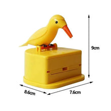Load image into Gallery viewer, New Yellow Small Bird Toothpick Container Automatic Toothpick Dispenser Toothpick Holder Home Decoration Kitchen Accessories
