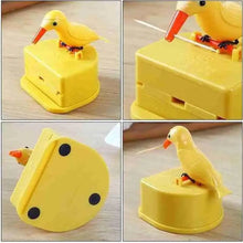 Load image into Gallery viewer, New Yellow Small Bird Toothpick Container Automatic Toothpick Dispenser Toothpick Holder Home Decoration Kitchen Accessories

