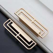Load image into Gallery viewer, New Zinc Alloy Modern Style Bedroom Cabinet Furniture Door Handle Imitation Copper Antique Furniture Closet Door Knob  Cabinet Furniture Door Handle Imitation Copper Antique Furniture Closet Door Knobs 2.2CM
