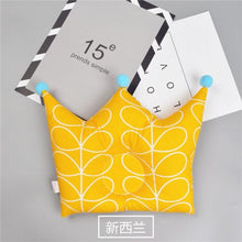 Load image into Gallery viewer, Newborn Baby Shaping Pillow Cute Crown Shape Backrest Cushion Anti-head Correction Bed Neck Support Pillows Baby Pillow Baby Bedding Air Mesh Organic Cotton Soft Baby Pillow Newborn Anti Flat Head Syndrome for Crib Cot Baby Pillow

