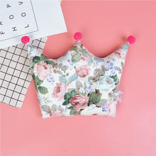 Load image into Gallery viewer, Newborn Baby Shaping Pillow Cute Crown Shape Backrest Cushion Anti-head Correction Bed Neck Support Pillows Baby Pillow Baby Bedding Air Mesh Organic Cotton Soft Baby Pillow Newborn Anti Flat Head Syndrome for Crib Cot Baby Pillow
