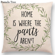 Load image into Gallery viewer, Newest Floral Quotes Decorative Pillow Covers Fresh Flowers Garland Inspirational Words Decorative Cotton Linen Throw Pillow Cushion Covers And Gifts For Women Daughter Mum Best Friend Birthday Home Decorations
