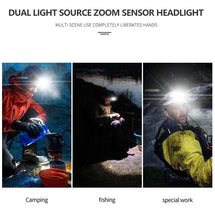 Load image into Gallery viewer, Newest  Waterproof XHP199 16-Core Super Bright Powerful Lantern Headlamp XHP110 LED USB  Flashlight XHP50 Headlight Rechargeable 18650 Zoom Torch Light
