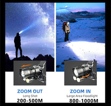 Load image into Gallery viewer, Newest  Waterproof XHP199 16-Core Super Bright Powerful Lantern Headlamp XHP110 LED USB  Flashlight XHP50 Headlight Rechargeable 18650 Zoom Torch Light
