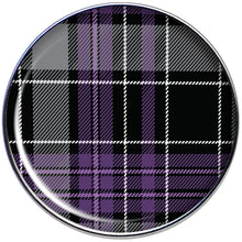Load image into Gallery viewer, 16G 1/4 Winter Purple Black Plaid Tragus Cartilage Earring
