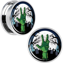 Load image into Gallery viewer, Cemetery Zombie Hand Halloween Plug Set 20mm
