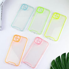 Load image into Gallery viewer, Night Light Luminous Silicone Phone Case For iPhone 14 13 12 11 Pro Max XR X XS 14 Plus Shockproof Clear Fluorescent Soft Cover Shockproof Bumper Phone Case with Camera Protection Cover for iPhone
