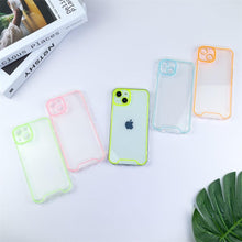 Load image into Gallery viewer, Night Light Luminous Silicone Phone Case For iPhone 14 13 12 11 Pro Max XR X XS 14 Plus Shockproof Clear Fluorescent Soft Cover Shockproof Bumper Phone Case with Camera Protection Cover for iPhone
