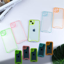 Load image into Gallery viewer, Night Light Luminous Silicone Phone Case For iPhone 14 13 12 11 Pro Max XR X XS 14 Plus Shockproof Clear Fluorescent Soft Cover Shockproof Bumper Phone Case with Camera Protection Cover for iPhone
