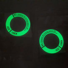 Load image into Gallery viewer, Night Luminous Car Ignition Start Stop Button Fluorescent Circle Luminous Ring Cover Start Stop Button Luminous  Start Stop Button Ring Cover Trim Universal Ignition Key Ring Stickers Auto Motorcycle 3D Decals Decoration Fluorescent Circle  Auto Interior
