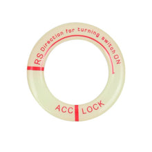 Load image into Gallery viewer, Night Luminous Car Ignition Start Stop Button Fluorescent Circle Luminous Ring Cover Start Stop Button Luminous  Start Stop Button Ring Cover Trim Universal Ignition Key Ring Stickers Auto Motorcycle 3D Decals Decoration Fluorescent Circle  Auto Interior
