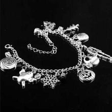Load image into Gallery viewer, Nightmare Before Christmas Jack Skellington Sally Gothic Bracelet
