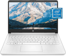 Load image into Gallery viewer, HP 14" 14DQ0052DX  Intel Celeron N4120  White  4 GB/64 GB  Windows 11
