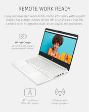 Load image into Gallery viewer, HP 14" 14DQ0052DX  Intel Celeron N4120  White  4 GB/64 GB  Windows 11
