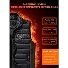 Load image into Gallery viewer, Nine Districts Intelligent Heating Vest Electric Heating
