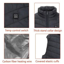 Load image into Gallery viewer, Nine Districts Intelligent Heating Vest Electric Heating
