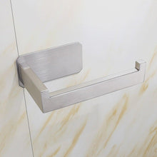 Load image into Gallery viewer, No-Drill Self Adhesive Toilet Paper Holder Stainless Steel Bathroom Kitchen Roll Paper Accessory Tissue Towel Rack Metal Holders Toilet Tissue Roll Holders Dispenser And Hangers Wall Mounted For Bathroom  Kitchen Stainless Steel Modern Square Style
