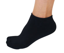 Load image into Gallery viewer, No Look Anklet Bamboo Viscose Socks - Black
