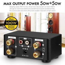 Load image into Gallery viewer, Nobsound 100W Mini Bluetooth 5.0 Power Amplifier
