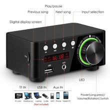 Load image into Gallery viewer, Nobsound 100W Mini Bluetooth 5.0 Power Amplifier
