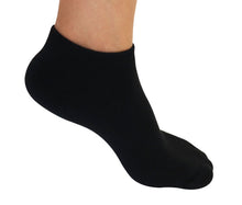 Load image into Gallery viewer, No Look Anklet Bamboo Viscose Socks - Black
