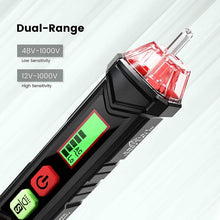 Load image into Gallery viewer, Non-Contact Voltage Tester with Dual Range AC 12V-1000V/48V-1000V

