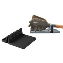 Load image into Gallery viewer, Non-Slip Heat Resistant Silicone Multiple Utensil Rest with Drip Pad
