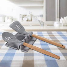 Load image into Gallery viewer, Non-Slip Heat Resistant Silicone Multiple Utensil Rest with Drip Pad
