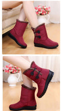 Load image into Gallery viewer, Non-Slip Snow Boots New Womens Warm Winter Boots Waterproof Shoes Winter Women Shoes Plus Velvet Cotton Boots Warm Lining Comfortable Non Slip Ankle Booties Outdoor Hiking Walking Platform Shoes

