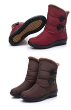 Load image into Gallery viewer, Non-Slip Snow Boots New Womens Warm Winter Boots Waterproof Shoes Winter Women Shoes Plus Velvet Cotton Boots Warm Lining Comfortable Non Slip Ankle Booties Outdoor Hiking Walking Platform Shoes
