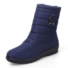 Load image into Gallery viewer, Non-Slip Snow Boots New Womens Warm Winter Boots Waterproof Shoes Winter Women Shoes Plus Velvet Cotton Boots Warm Lining Comfortable Non Slip Ankle Booties Outdoor Hiking Walking Platform Shoes
