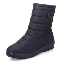 Load image into Gallery viewer, Non-Slip Snow Boots New Womens Warm Winter Boots Waterproof Shoes Winter Women Shoes Plus Velvet Cotton Boots Warm Lining Comfortable Non Slip Ankle Booties Outdoor Hiking Walking Platform Shoes
