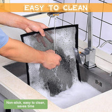 Load image into Gallery viewer, Non-stick Barbecue Mesh Mat Reusable Heat Resistance BBQ Baking Net Pad Kitchen Cooking BBQ Mat Liner Accessories Outdoor BBQ Tool  Non Stick BBQ Grill Mats Reusable BBQ Grilling Sheets Silicone Brush Easy to Clean BBQ Accessories
