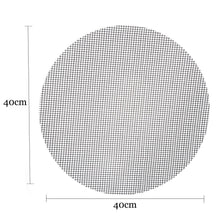 Load image into Gallery viewer, Non-Stick Frying Pan Pad Round Liner Sheet Barbecue Grill Mat Tools For Microwave Oven Outdoor BBQ Accessories  Multifunctional Food Grade Non-Stick Reusable Grill Mat for Gas Grill for Charcoal Grill BBQ Things
