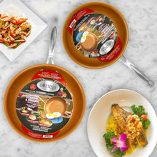 Load image into Gallery viewer, Non-Stick Gotham Steel 9.5 and 11" Frying Pan Set
