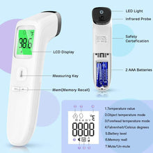Load image into Gallery viewer, Non Touch Baby and Adults Forehead Thermometer
