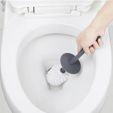 Load image into Gallery viewer, Nordic Ceramic Toilet Brush Bathroom Accessories Set With Non Slip Long Handle And Flexible Bristle Toilet Brush Stainless Steel Long Handle Toilet Bowl Brush For Bathroom Toilet-Ergonomic Elegant Durable
