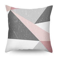 Load image into Gallery viewer, Nordic Style Pillow Covers Plant Letter Flower Geometric Sofa Cushion cover Headrest Pink Party Decorations Gift For Kids Geometric Decorative Throw Pillow Covers Square Cotton Cushion Covers Outdoor Sofa Home Pillow Covers
