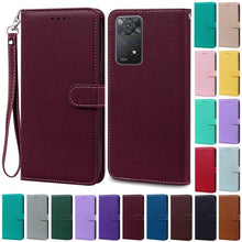 Load image into Gallery viewer, Note 11 Case For Xiaomi Redmi Note 11 11S Case Leather Wallet Flip Case For Redmi Note 11 Pro Phone Cases Note 11S Cover High Quality Flip Leather Wallet Case
