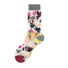 Load image into Gallery viewer, Novelty Harajuku Crystal Silk Tide Socks Funny Sunflowers Vines Flowers Happy Socks Casual High Quality Socks for Women

