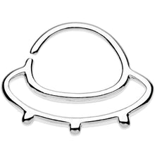 Load image into Gallery viewer, 16G 5/16 Outer Space UFO Septum Ring Pack Set of 3
