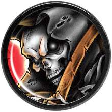Load image into Gallery viewer, Wake the Dead Grim Reaper Halloween Black Anodized Plug Set 5mm to 16mm
