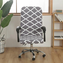 Load image into Gallery viewer, Office Chair Cover Jacquard Removable Gaming Computer Case Cushion Covers Dust Guards For Home Leisure Universal Size Modern Stretchable Cloth Polyester Universal Desk Task Chair Chair Covers Stretch Rotating Chair Slipcover
