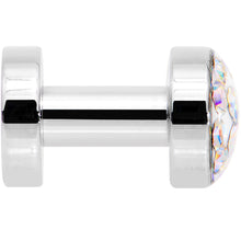 Load image into Gallery viewer, 8G Aurora Ferido Crystal Steel Screw Fit Plug Set

