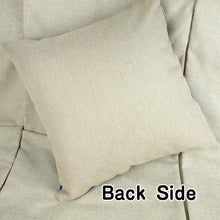 Load image into Gallery viewer, Oil Painting Style Pillow Covers Winter Rural Landscape Cabins Woods And Rivers In Snow Linen Cotton Pillow Case Home Sofa Decoration Cushion Cover Woodland Tree Decorative Throw Pillow Covers Square Outdoor Pillow Case 45X45CM
