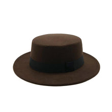 Load image into Gallery viewer, One Size Winter Autumn Cotton Women Men Fedoras Lady Retro Wide Brim  Hat Belt Fedora Hat Top Lightweight Caps Everyday Wear Hats Summer Sun Hat

