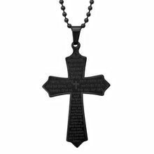 Load image into Gallery viewer, Our Father Lord's Prayer Cross Pendant
